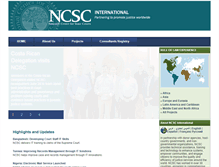 Tablet Screenshot of ncscinternational.org